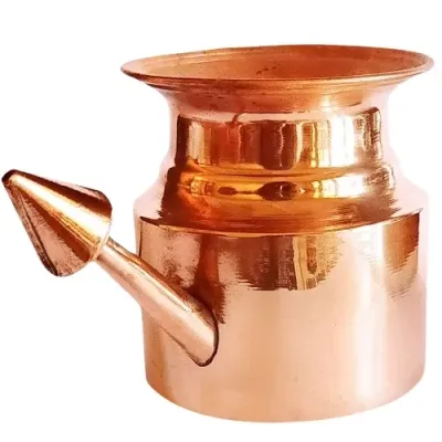 Кувшин для промывания носа CopperVeda медный, ручной работы