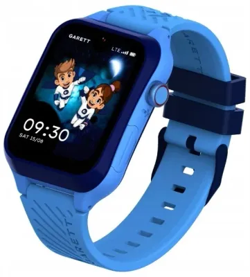 Смарт-часы детские Garett Smartwatch Kids Essa 2 AI 4 г, синие, 1 шт