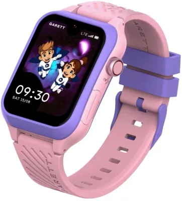 Смарт-часы детские Garett Smartwatch Kids Essa 2 AI 4 г, розовые, 1 шт