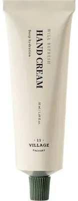 Крем для рук Village 11 Factory Will Refresh Hand Cream, увлажняющий, с освежающим ароматом