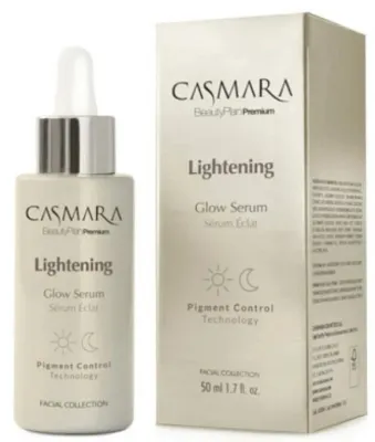 Сыворотка для лица Casmara Lightening Glow осветляющая, с ниацинамидом и витамином C, 50 мл