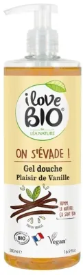 Гель для душа I Love Bio Ваниль, с дозатором, отшелушивающий, 500 мл