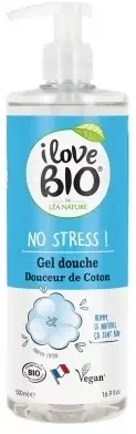 Гель для душа I Love Bio Цветок хлопка, с дозатором, увлажняющий, 500 мл