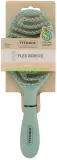 Щётка для волос Titania Flex Brush ультрагибкая, из переработанного пластика, 24 см, зелёная — фото 2
