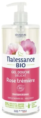 Гель для душа Natessance с эссенцией розы, 1000 мл