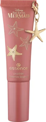 Блеск для губ Essence Disney The Little Mermaid Peptide Shimmer Lipgloss, с пептидами, с брелоком, 10 мл