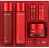 Набор для лица Cell Fusion C Red Ultimate тонер эмульсия и крем с ниацинамидом и хлореллой 150+150+50 мл — фото 1