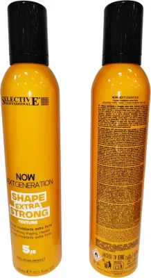 Пенка для волос Selective Professional Now Next Generation Texture Shape Extra Strong Mousse, экстрасильной фиксации, 300 мл