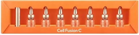 Ампулы для лица Cell Fusion C Expert Salmon PDRN укрепляющие, восстанавливающие, 7х2 мл, оттенок 7 x 2 мл