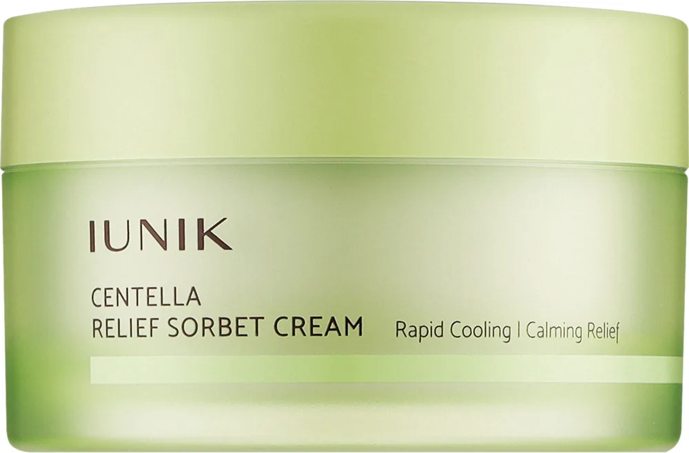 Крем-сорбет для лица IUNIK Centella Relief с центеллой успокаивающий 50 мл