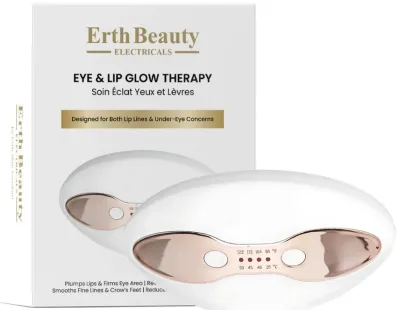 ErthSkin London Erth Skin London Eye & Lip Glow Therapy - Прибор для области вокруг глаз и губ Erth Skin London Eye и Lip Glow Therapy, универсальный, 2 в 1, 1 шт