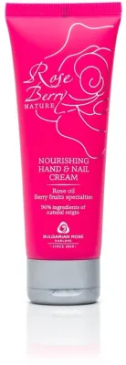 Крем для рук и ногтей Bulgarian Rose Rose Berry Nature питательный, увлажняющий, 75 мл