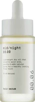 Сыворотка для волос Mid/night 00.00 Hair Serum 00.06 для сухих и влажных волос, 30 мл