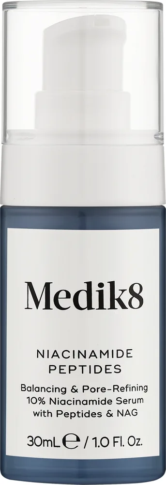 Сыворотка для лица Medik8 Niacinamide Peptide против несовершенств, с ниацинамидом и пептидами, 30 мл
