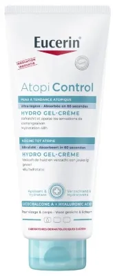 Eucerin AtopiControl Hydro Gel-Cream гель-крем успокаивающий увлажняющий для чувствительной кожи лица и тела 400 мл