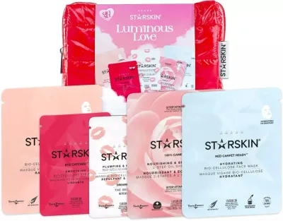 Набор тканевых масок для лица Starskin Luminous Love шесть масок с экстрактом кокоса и ромашкой