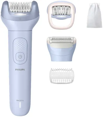 Эпилятор Philips BRE709/00 Series 8000 для ног и тела, ProGuide, 5 аксессуаров, 1 шт