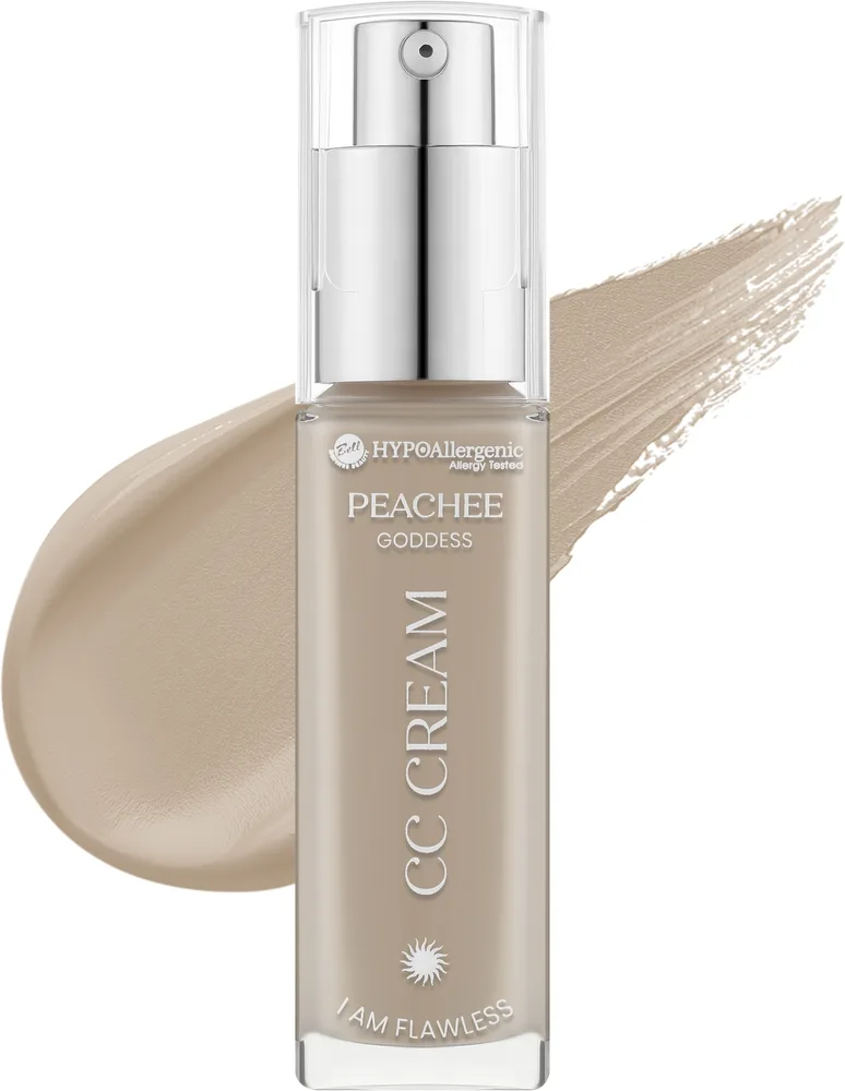 Крем CC Bell HYPOAllergenic x Peachee CC Cream многофункциональный, с натуральным финишем, 30 г, оттенок 01