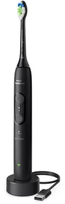 Электрическая зубная щётка Philips Sonicare Series 4100 HX4042/52 Black, с датчиком давления, чёрная, 1 шт