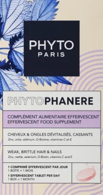 Пищевая добавка Phyto Phytophanere для волос и ногтей, шипучие таблетки, 30 шт