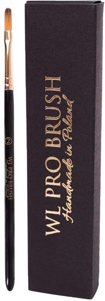 Кисть для бровей Wonder Lashes WL Pro Brush 2 Thin Eyebrow Кошачий язык