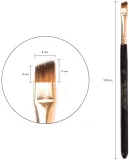 Большая скошенная кисть для бровей Wonder Lashes WL Pro Brush 4 широкая — фото 2