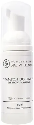 Шампунь-пенка для бровей Wonder Lashes Wonder Brow Henna Foaming Shampoo, для подготовки к окрашиванию хной, 50 мл