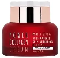 Orjena Power Collagen Face Cream крем для лица с коллагеном 50 мл, корейский крем для лица с коллагеном и ниацинамидом