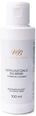 Обезжириватель для бровей Wonder Lashes Eyebrow Cleaner Alcohol Free для подготовки к окрашиванию, 100 мл
