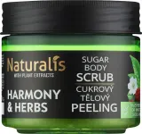 Naturalis Naturalis Sugar Body Scrub - Сахарный скраб для тела Harmony & Herbs с шалфеем и малиной, 250 г — фото 2