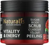 Naturalis Naturalis Sugar Body Scrub - Сахарный скраб для тела Vitality & Energy с женьшенем и гранатом, 250 г — фото 1
