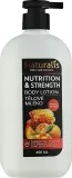 Naturalis Nutrition & Strength Body Lotion питательный бальзам для тела с абрикосовым маслом и мёдом, 400 мл — фото 1