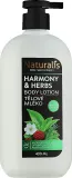 Naturalis Harmony & Herbs Body Lotion бальзам для тела с малиной и травами, 400 мл — фото 1