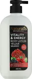 Naturalis Vitality & Energy Body Lotion тонизирующий бальзам для тела с шиповником и женьшенем, 400 мл — фото 1