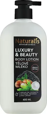 Naturalis Luxury & Beauty Body Lotion бальзам для тела с аргановым маслом и жемчугом, 400 мл