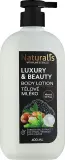 Naturalis Luxury & Beauty Body Lotion бальзам для тела с аргановым маслом и жемчугом, 400 мл — фото 1