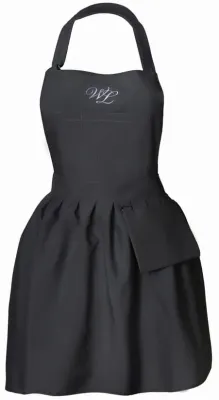 Фартук парикмахерский Wonder Lashes Cosmetic Apron Black, из полиэстера, чёрный