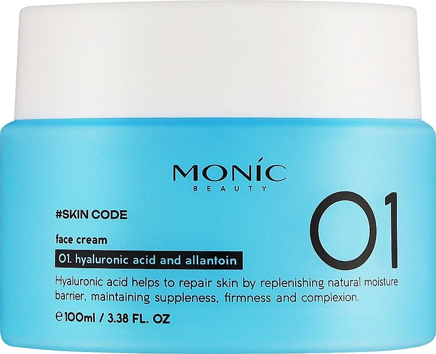 Крем для лица Monic Beauty Skin Code 01 с гиалуроновой кислотой 100 мл