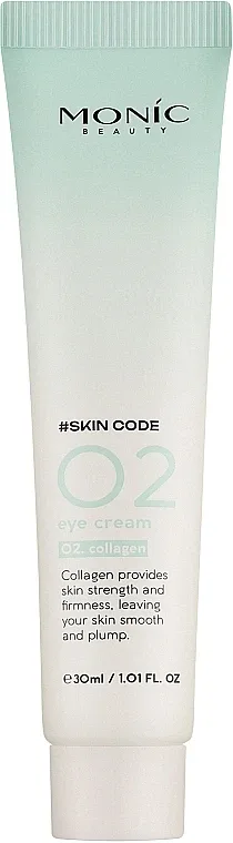 Крем для кожи вокруг глаз Monic Beauty #Skin Code 02 Collagen Eye Cream ультралёгкий, с коллагеном, 30 мл