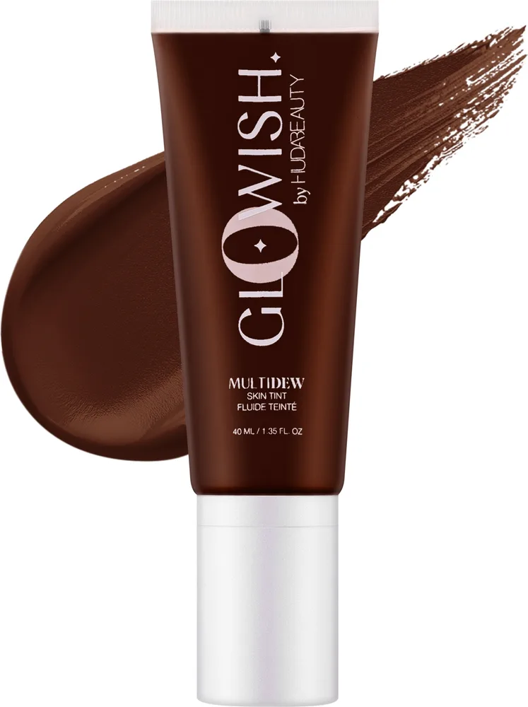 Тонирующий флюид Huda Beauty GloWish Multidew Skin Tint сияющий, 40 мл, оттенок 13 - Extra Rich