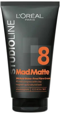 Матирующий крем для волос L'Oreal Paris Studio Line Mad Matte Cream ультрасильная фиксация, 150 мл