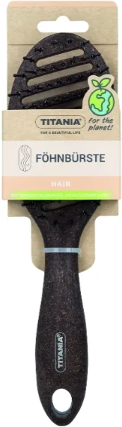 Щётка для волос Titania Hair 2879 из кокосового волокна, 23 см
