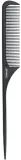 Расчёска карбоновая Titania Carbon Tail Comb 1808/C с длинной ручкой, для начёса и укладки, 24 см — фото 2
