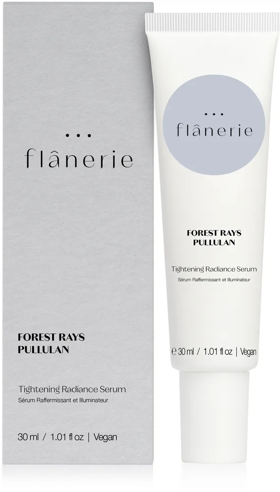Сыворотка для лица Flanerie Forest Rays укрепляющая, осветляющая, с пуллуланом и ниацинамидом, 30 мл