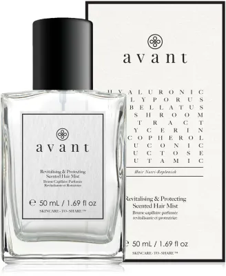 Avant Revitalising & Protecting Scented Hair Mist — парфюмированная увлажняющая мгла для волос с гиалуроновой кислотой, 50 мл