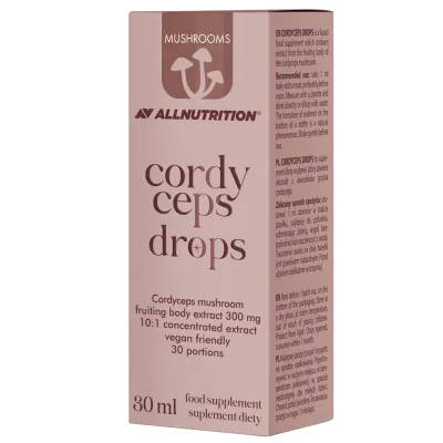 Пищевая добавка Allnutrition Mushroom Cordyceps Drops с экстрактом гриба кордицепс, капли, 30 мл
