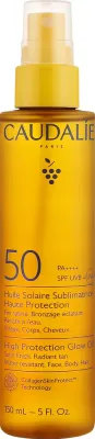 Масло солнцезащитное Caudalie High Protection Glow Oil SPF50 увлажняющее, с высокой защитой, 150 мл