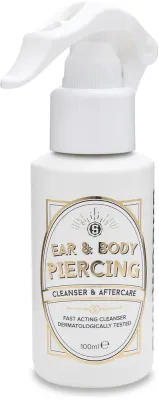 Жидкость для очищения и ухода за пирсингом ушей и тела Sknworks Ear и Body Piercing Cleanser и Aftercare, 100 мл