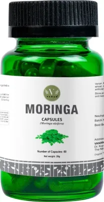БАД для жизненных сил и самочувствия в капсулах Vanan Moringa Capsules, 60 шт