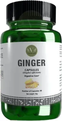 БАД для иммунитета и пищеварения в капсулах Vanan Ginger Capsules, 60 шт